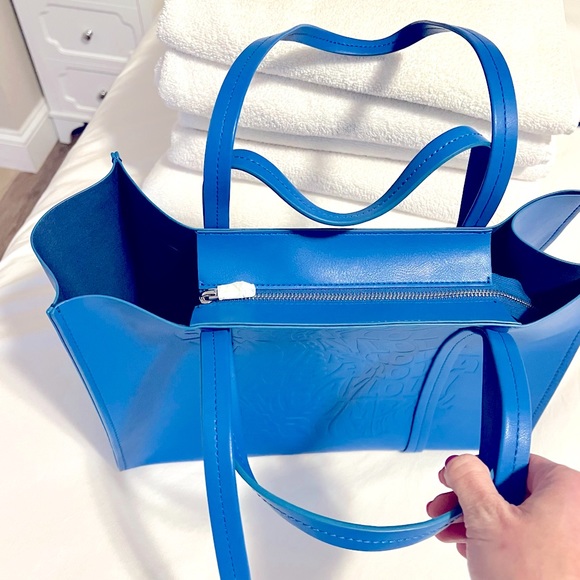 π Bimba y Lola Blue Large Shopper Tote / NWT - Picture 12 of 13